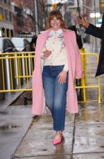 BRYCE DALLAS HOWARD Arrives at ABC Studios in New York City 04/07/2025
