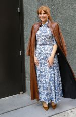 BRYCE DALLAS HOWARD Arrives at The View in New York 04/10/2025