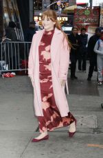 BRYCE DALLAS HOWARD Sports Several Ensembles at Good Morning America in New York 04/11/2025
