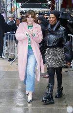 BRYCE DALLAS HOWARD Sports Several Ensembles at Good Morning America in New York 04/11/2025