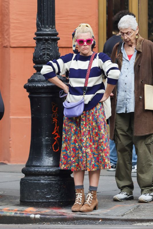 BUSY PHILIPPS Out and About in New York City 04/03/2025