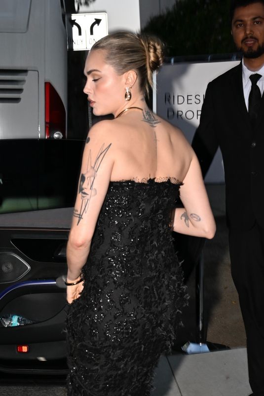 CARA DELEVINGNE Arrives at Fashion Trust U.S Awards 2025 in Los Angeles 04/08/2025
