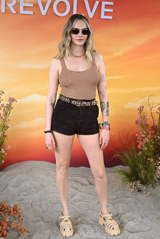 CARA DELEVINGNE at 8th Annual Revolve Festival in Palm Springs 04/12/2025