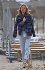 CAT DEELEY on a Family Easter Trip on Holiday in Marbella 04/10/2025