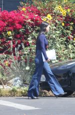 CAYLEE SOWAN Leaves a Business Meeting in Los Angeles 04/26/2025