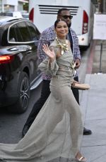 CHANEL IMAN Arrives at Fashion Trust U.S Awards 2025 in Los Angeles 04/08/2025