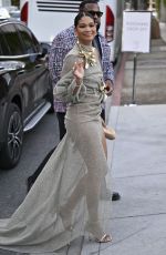 CHANEL IMAN Arrives at Fashion Trust U.S Awards 2025 in Los Angeles 04/08/2025