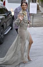 CHANEL IMAN Arrives at Fashion Trust U.S Awards 2025 in Los Angeles 04/08/2025