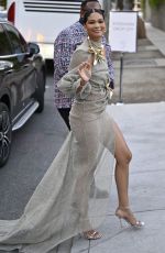 CHANEL IMAN Arrives at Fashion Trust U.S Awards 2025 in Los Angeles 04/08/2025