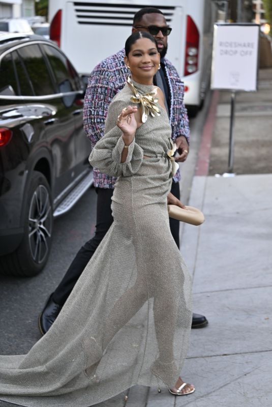 CHANEL IMAN Arrives at Fashion Trust U.S Awards 2025 in Los Angeles 04/08/2025
