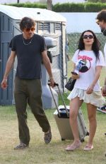 CHARLI XCX Out at Coachella Valley Music and Arts Festival 04/11/2025