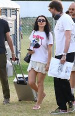 CHARLI XCX Out at Coachella Valley Music and Arts Festival 04/11/2025