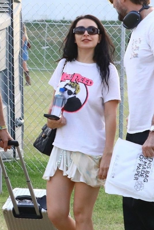 CHARLI XCX Out at Coachella Valley Music and Arts Festival 04/11/2025