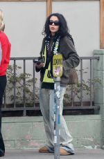 CHARLI XCX Showing off Her Engagement Ring During Lunch at All Time in Los Angeles 04/16/2025