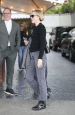 CHARLIZE THERON Leaves Chateau Marmont with a Friend 04/25/2025