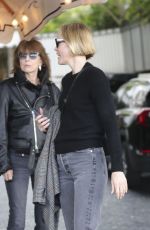 CHARLIZE THERON Leaves Chateau Marmont with a Friend 04/25/2025