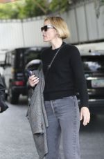 CHARLIZE THERON Leaves Chateau Marmont with a Friend 04/25/2025