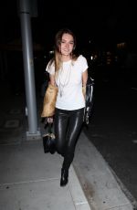 CHARLOTTE LAWRENCE and Boyfriend Leaves Alba in Los Angeles 04/18/2025