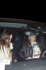 CHARLOTTE LAWRENCE and Boyfriend Leaves Alba in Los Angeles 04/18/2025