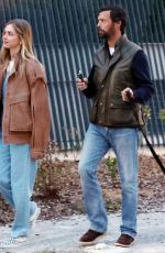 CHIARA FERRAGNI and Giovanni Tronchetti Out with Their Dog in Milan 04/16/2025