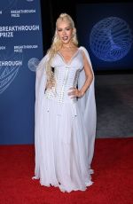 CHRISTINA AGUILERA at 11th Breakthrough Prize Ceremony at Barker Hangar 04/05/2025