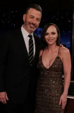 CHRISTINA RICCI at Jimmy Kimmel Live in Los Angeles 04/10/2025