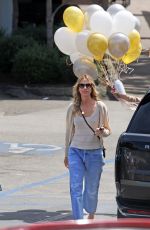 CHRISTINE BAUMGARTNER with a Huge Bunch of Balloon