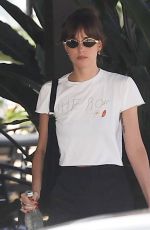 DAKOTA JOHNSON Leaves a Nail Salon in Malibu 04/06/2025