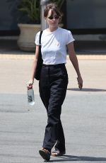 DAKOTA JOHNSON Leaves a Nail Salon in Malibu 04/06/2025