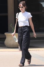 DAKOTA JOHNSON Leaves a Nail Salon in Malibu 04/06/2025