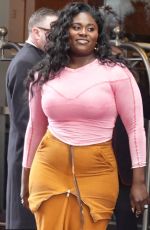 DANIELLE BROOKS at Columbus Circle in New York City 03/31/2025