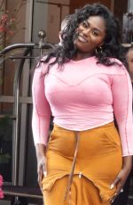 DANIELLE BROOKS at Columbus Circle in New York City 03/31/2025