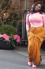 DANIELLE BROOKS at Columbus Circle in New York City 03/31/2025