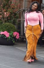 DANIELLE BROOKS at Columbus Circle in New York City 03/31/2025