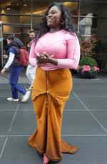 DANIELLE BROOKS at Columbus Circle in New York City 03/31/2025
