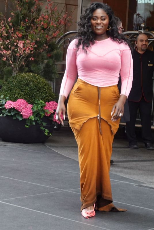 DANIELLE BROOKS at Columbus Circle in New York City 03/31/2025