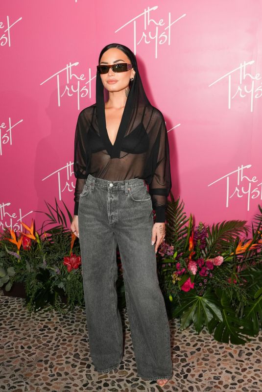 DEMI LOVATO at Opening Night Party at The Tryst – Puerto Vallarta in Mexico 04/25/2025