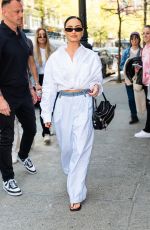 DEMI LOVATO Out and About in Greenwich Village in New York City 04/22/2025