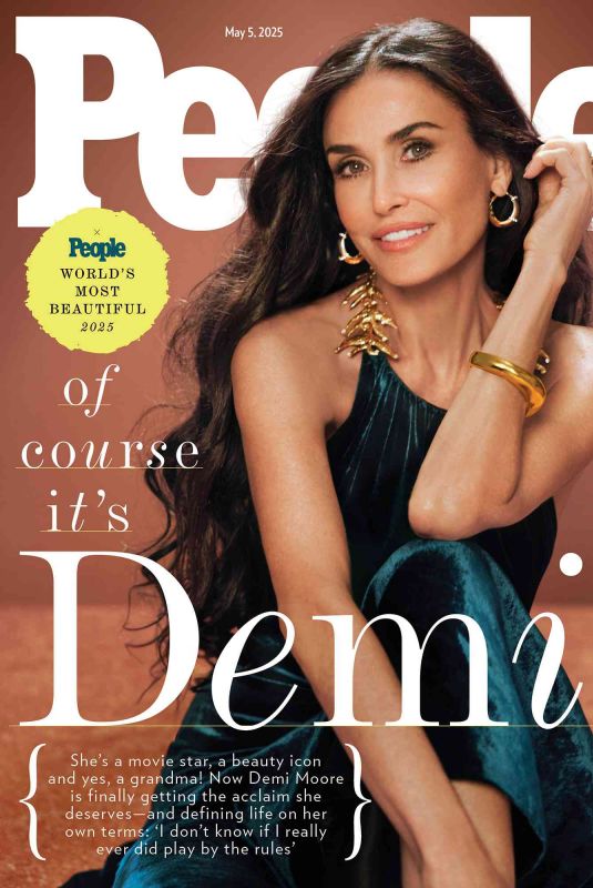 DEMI MOORE for People Magazine World