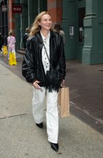 DIANE KRUGER Shopping at Zara Store in New York City 04/14/2025