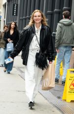 DIANE KRUGER Shopping at Zara Store in New York City 04/14/2025