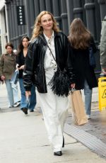 DIANE KRUGER Shopping at Zara Store in New York City 04/14/2025