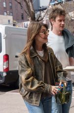 DIASY EDGAR-JONES and Ben Seed Out and About in New York City 04/18/2025