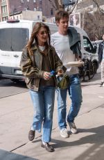DIASY EDGAR-JONES and Ben Seed Out and About in New York City 04/18/2025