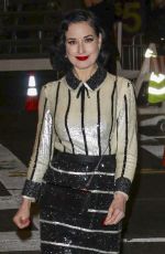 DITA VON TEESE Arrives at The Handmaid