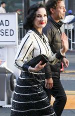 DITA VON TEESE Arrives at The Handmaid