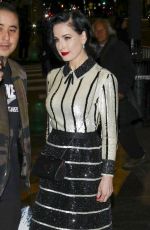 DITA VON TEESE Arrives at The Handmaid