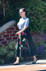 DITA VON TEESE Out for Lunch with Adam Rajcevich 04/09/2025