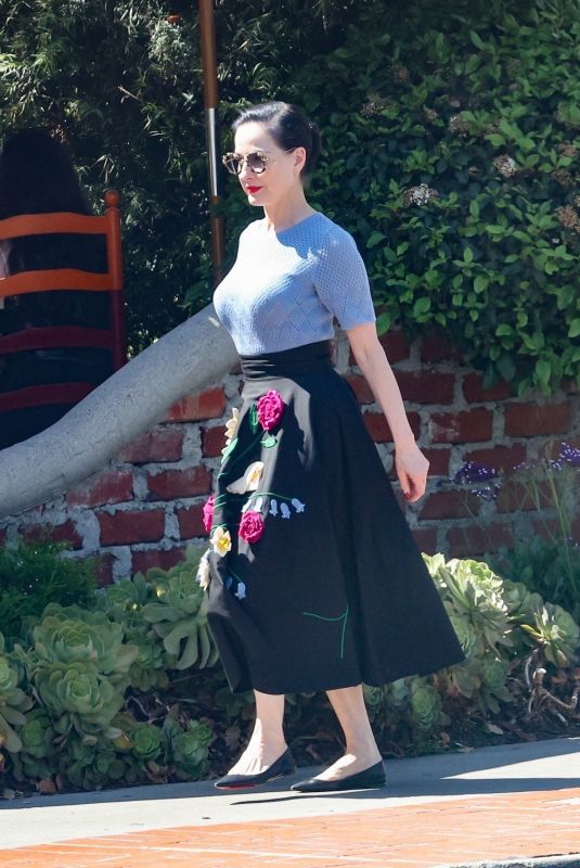 DITA VON TEESE Out for Lunch with Adam Rajcevich 04/09/2025