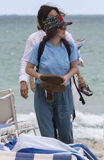 DREW BARRYMORE Enjoys Beach Day after MSC Cruises Campaign 04/10/2025